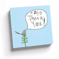 Thank You Bird Wallet
