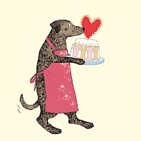 Dog’s Big Love Cake