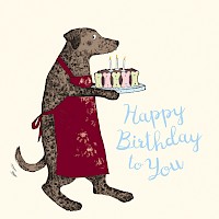Dog's Birthday Biscuit Cake