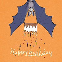 Bat's Birthday Cake