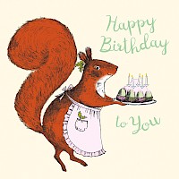 Squirrel's Birthday Bundt