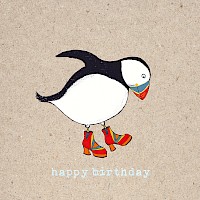 Birthday Puffin Boots