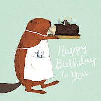Beaver's Birthday Log
