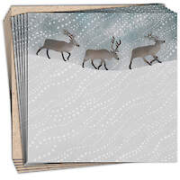 Reindeer In The Snow (charity pack)