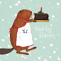 Beaver's Yule Log