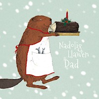 Beaver's Yule Log - Dad